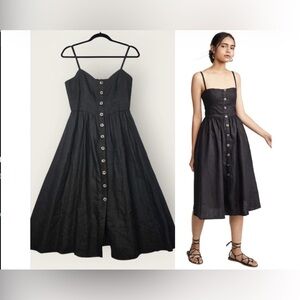 Reformation Thelma Linen Midi Dress 4